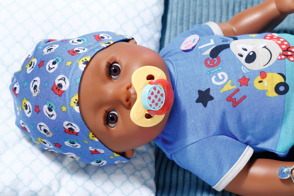 Baby Born Babypuppe »Magic Boy, Dolls of Colour, 43 cm« mit lebensechten Funktionen