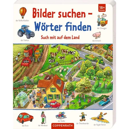 Coppenrath Verlag Bilder suchen Wörter finden Such mit auf dem Land