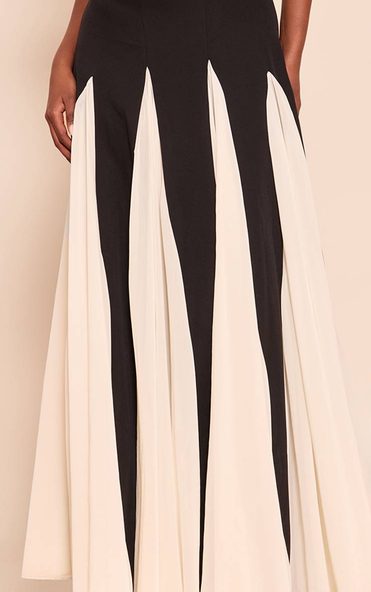 Noir Robe Longue À Bretelles