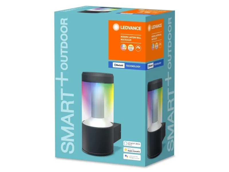 LEDVANCE SMART  MODERN - Havelys - LED - 12 W - multifarvelys - 2700-6500 K - lanterne - mørkegrå