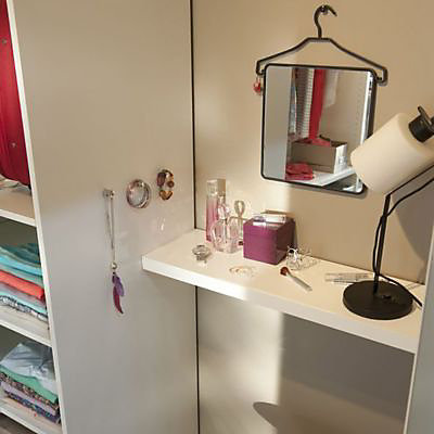 Miroir Tibbi Dress métal noir l.35 x h.44 cm