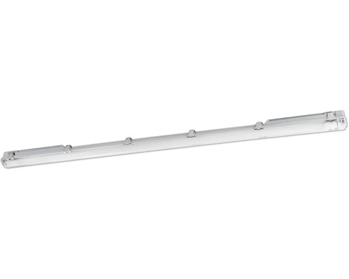 LED vochtbestendige lichtbalk IP65 G13/T8 buis 1x15W 2500 lm 4000K Basic Plus grijs/transparant 126 cm