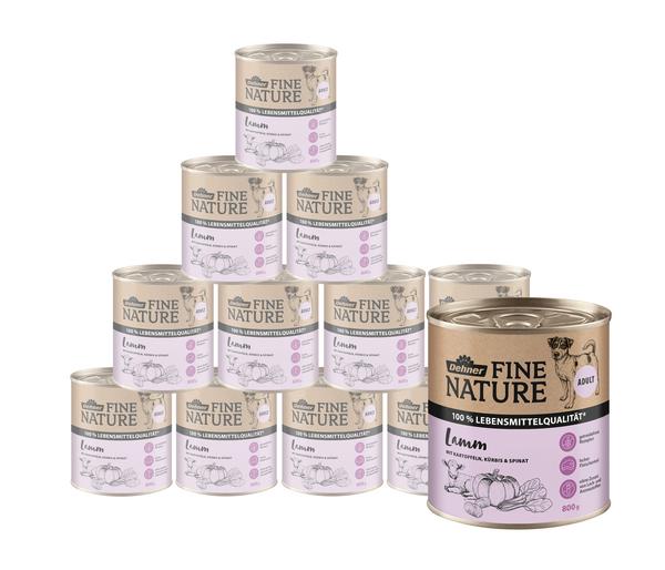 Dehner Fine Nature Nassfutter für Hunde