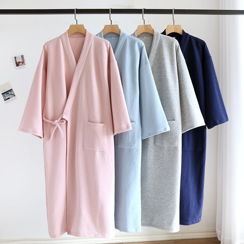 Finlies - effen pyjamajas met vetersluiting