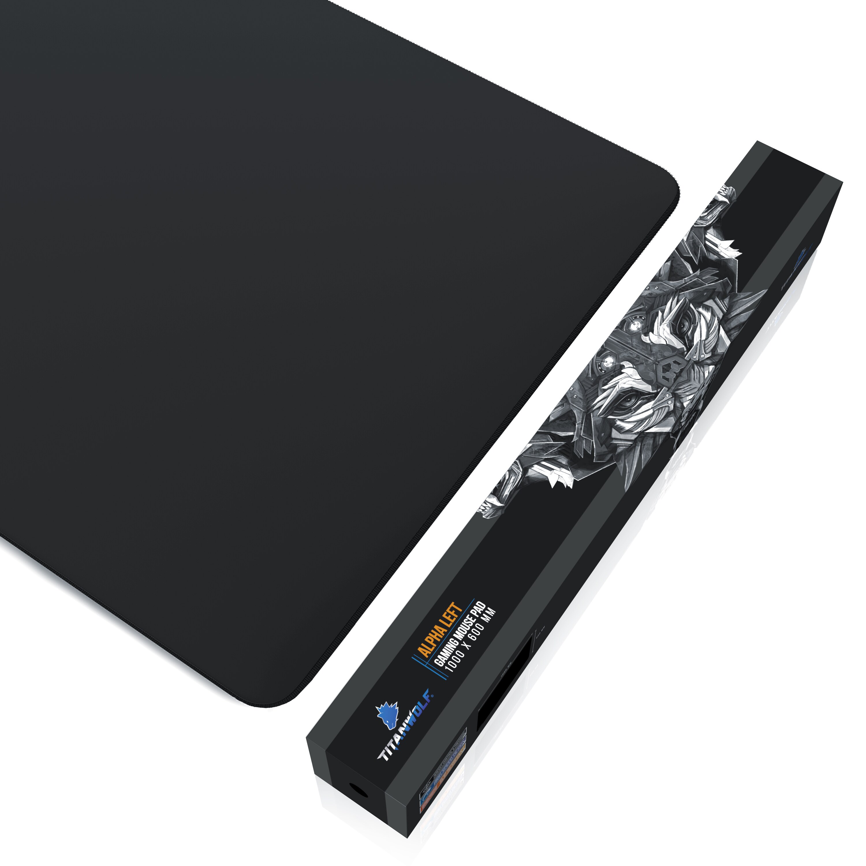 Titanwolf Übergröße Mauspad Gaming 1000x600mm - XXXL Mousepad groß mit Motiv - Tischunterlage Large Size - verbessert Präzision und Geschwindigkeit