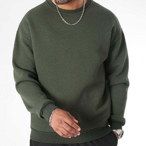 Sweat Crewneck Large 0261 Vert Kaki