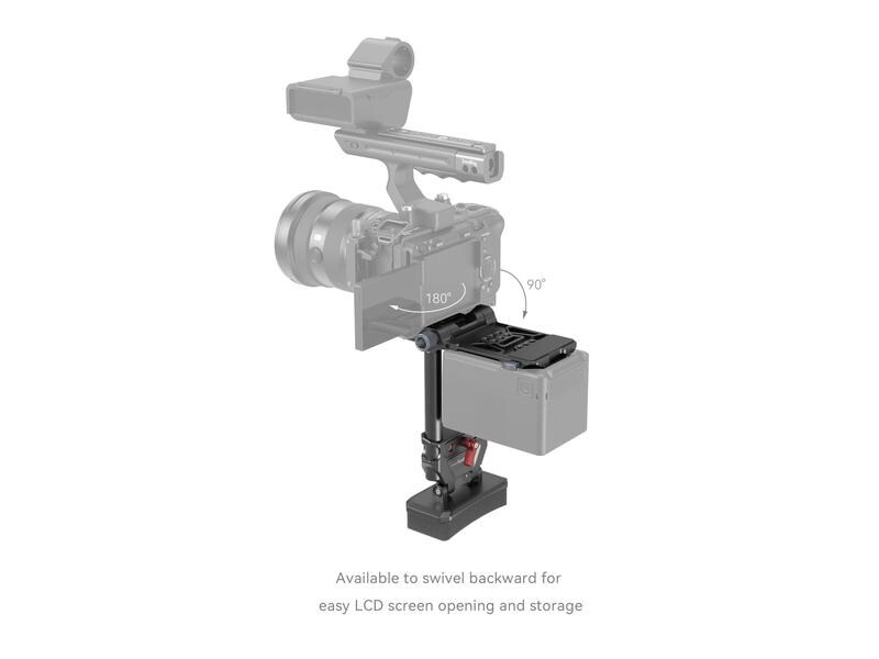 Smallrig V-Mount-Akkuplatte Advanced Mounting System Kompaktes, leichtes All-in-One-Montagesystem für V-Mount-Batterien mit Brustpolster