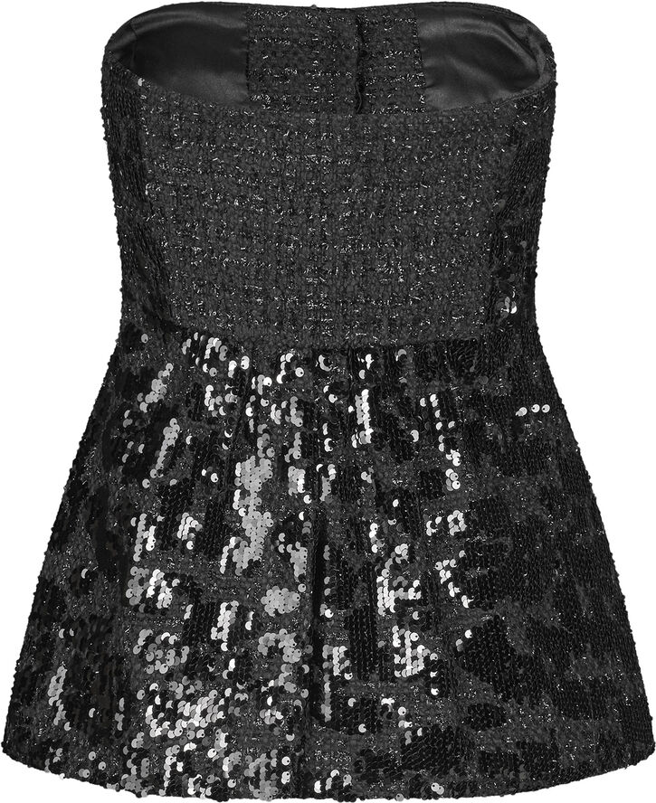 Second Female Flakes Top Black
