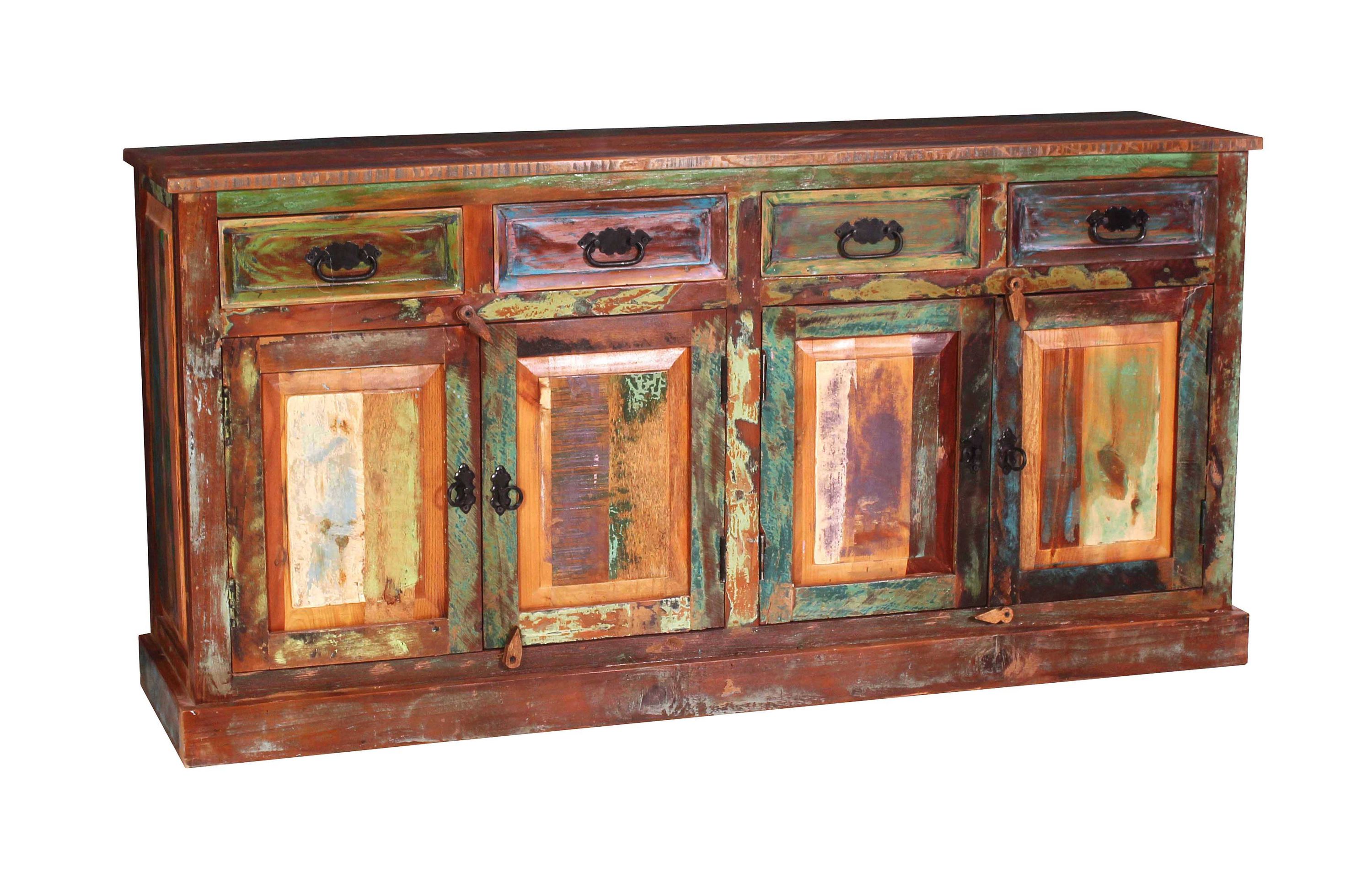Sideboard Riverboat Altholz Kommode Wohnzimmer Esszimmer Schubladen Schrank