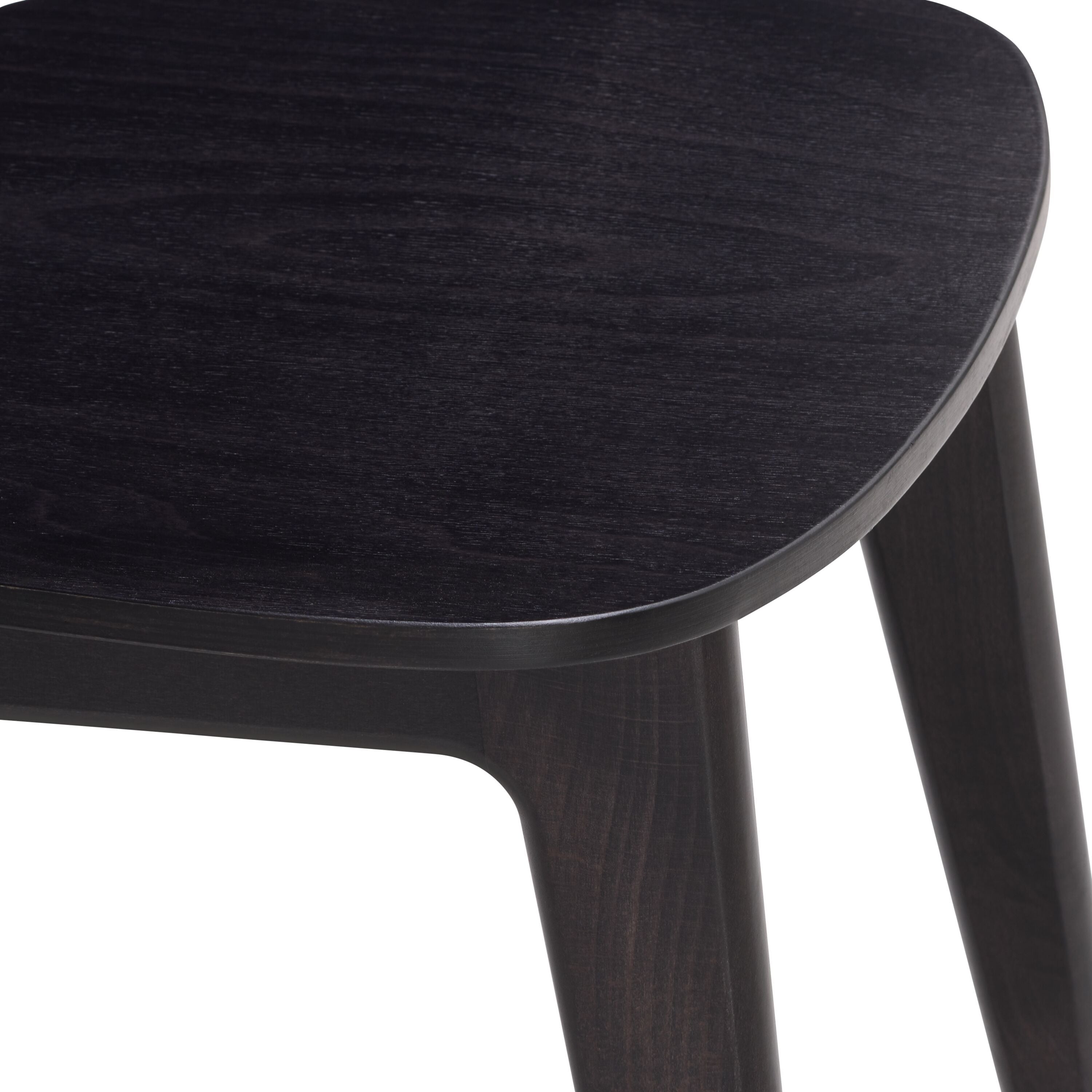 BISTRELLI Stuhl - Schwarz / B: 44.0 cm x T: 50.0 cm x H: 82.0 cm