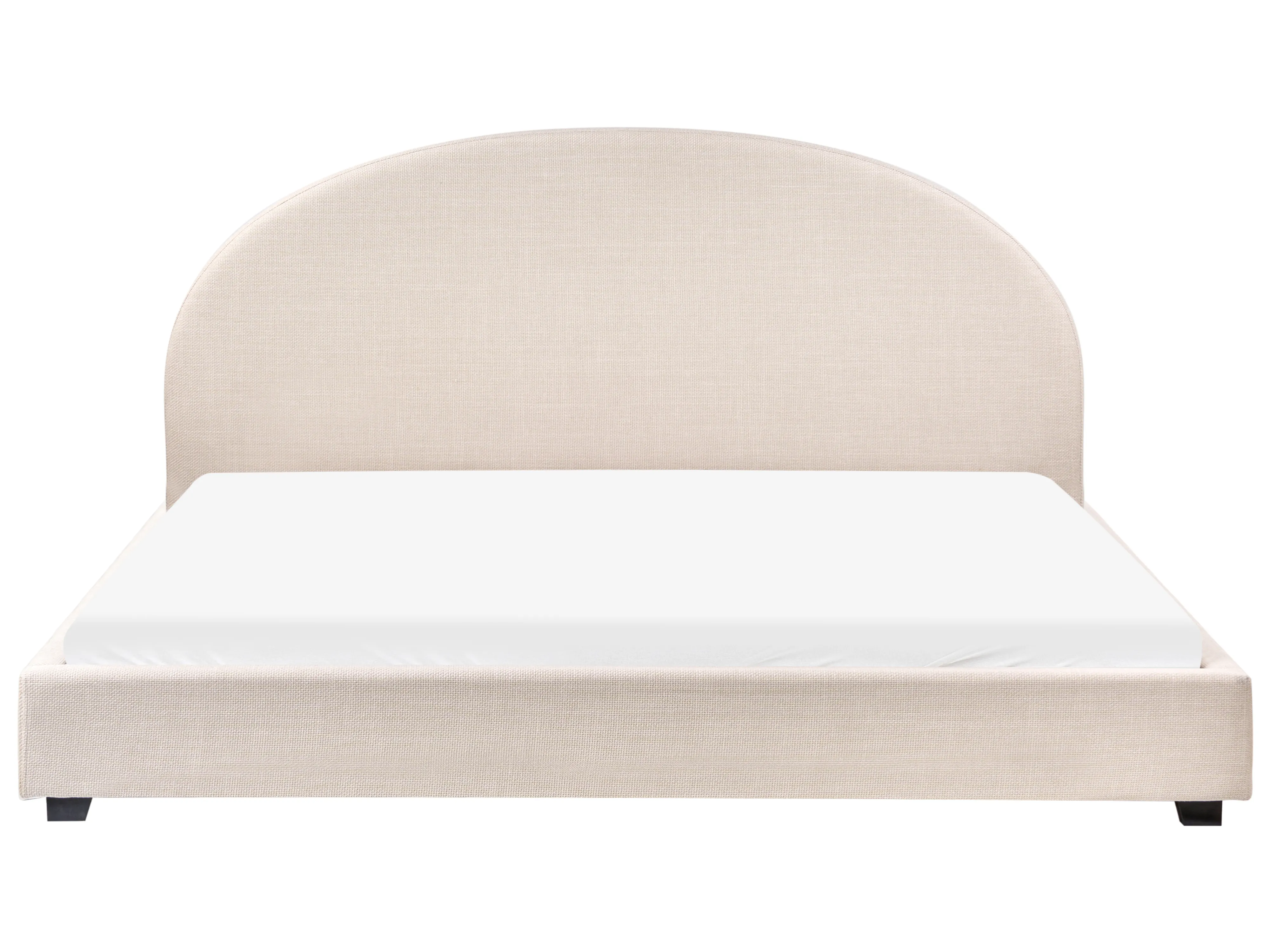 Bed Stof VAUCLUSE 180 x 200 cm Lichtbeige