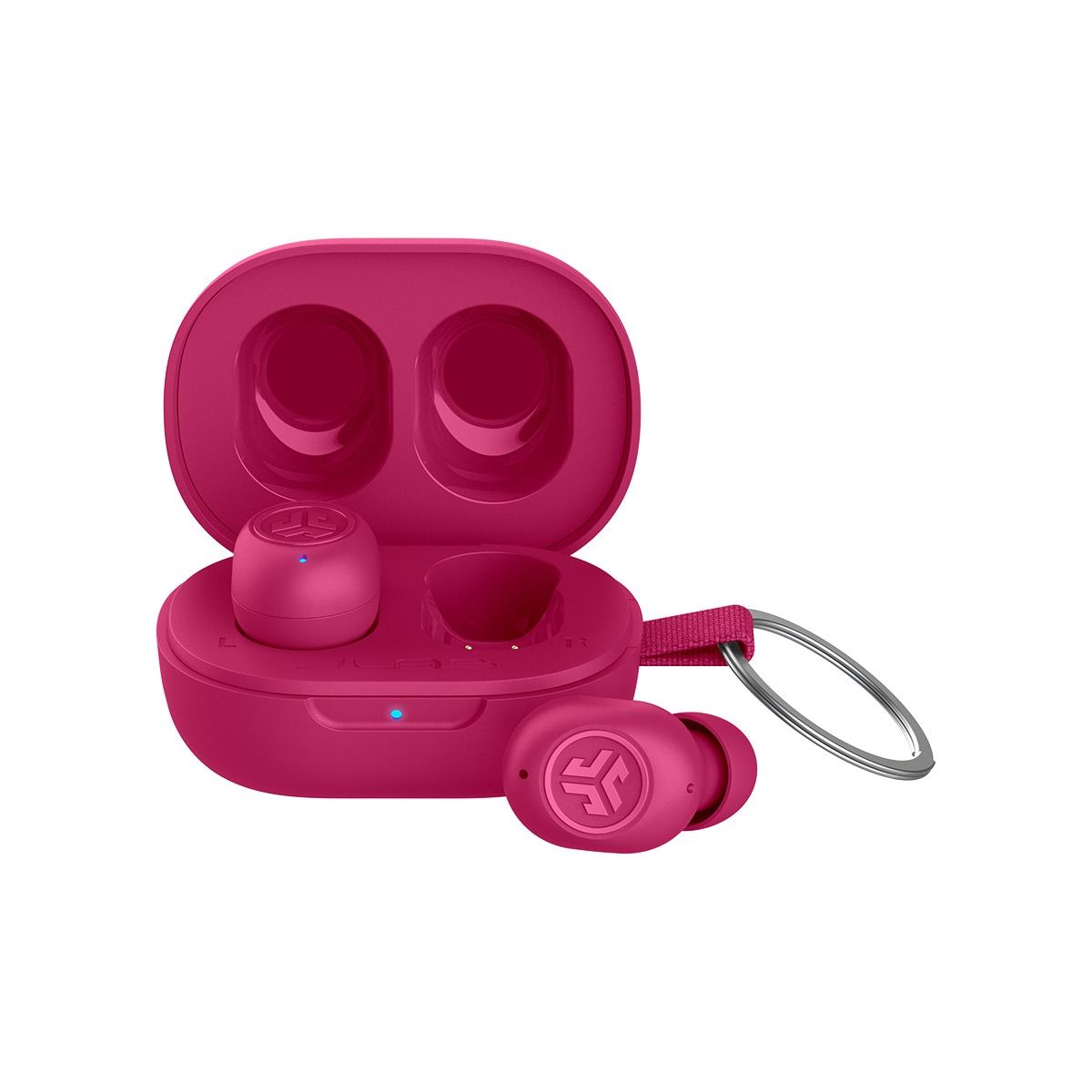 JLab Jbuds Mini helt trådløse in-ear hodetelefoner (rosa)