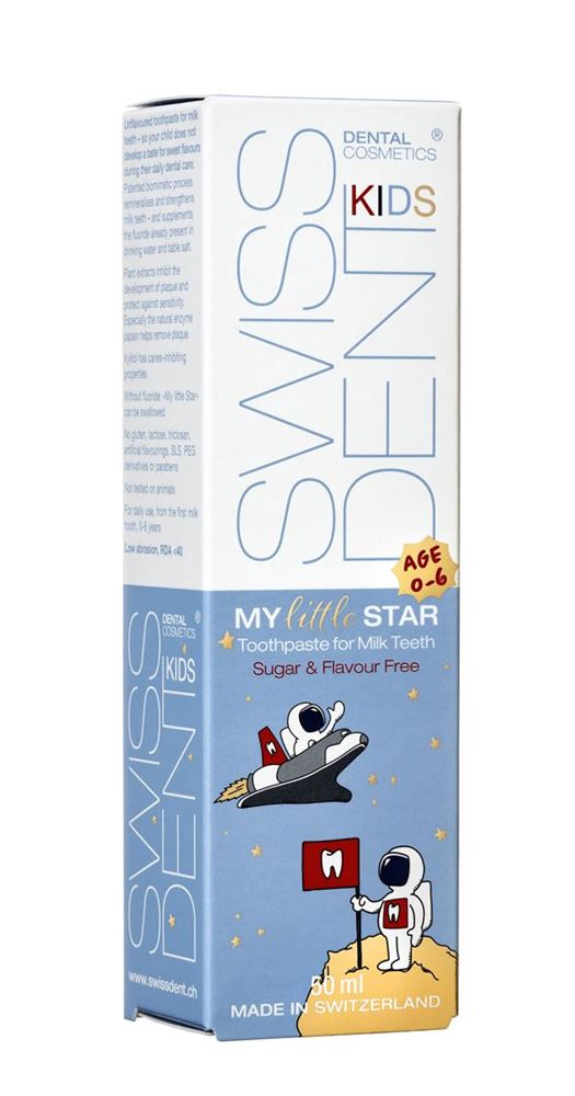 SWISSDENT KIDS My Little Star Zahnpasta<br>50 ml, Tube