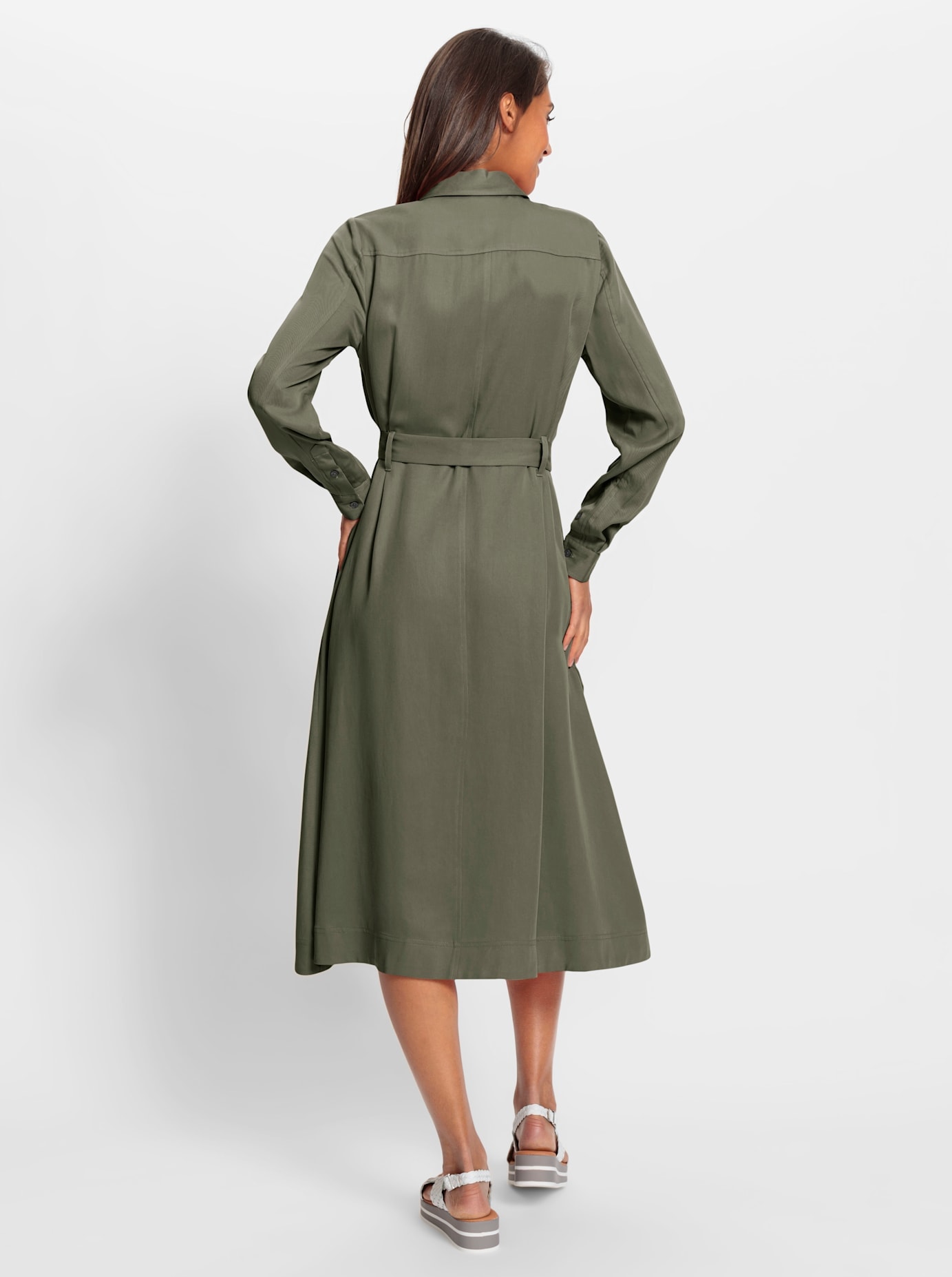 heine Hemdblusenkleid »Hemdblusenkleid« Eingrifftaschen