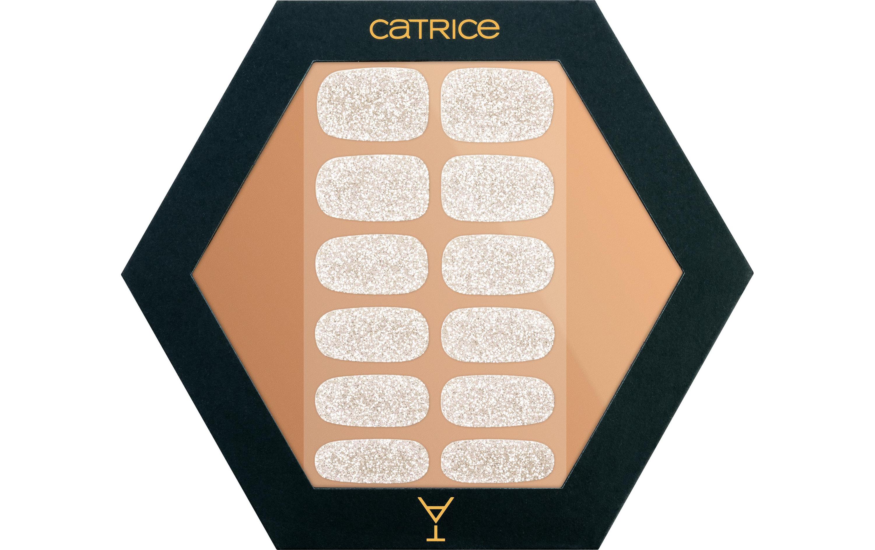 Glitter Nailfoil About Tonight C01 Cheer The Year SilberGlitzernde, selbstklebende Nagelfolien für langanhaltende Looks