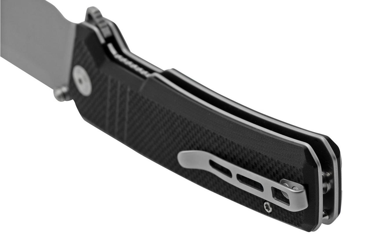 CIVIVI Bhaltair C23024-1 Black Coarse G10, Stonewashed, zakmes