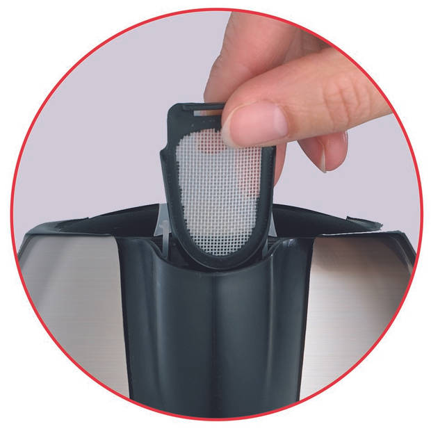 Tefal waterkoker BI8125 zilver RVS 0,8L
