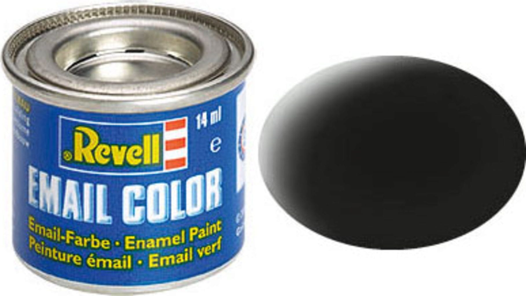 Revell  Email Color schwarz, matt, 14 ml    Die beliebten Farben von Revell in 89 verschiedenen Farbtönen