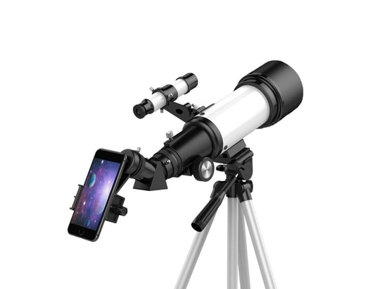 YONIS - Télescope lunette astronomique 400 x 70 avec trépied & suppo...