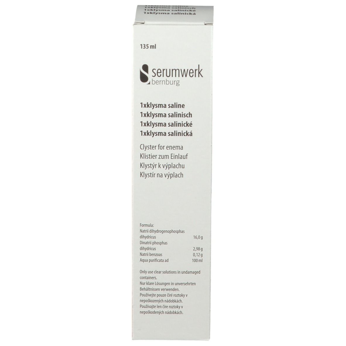 1 x Klysma salinisch 135 ml