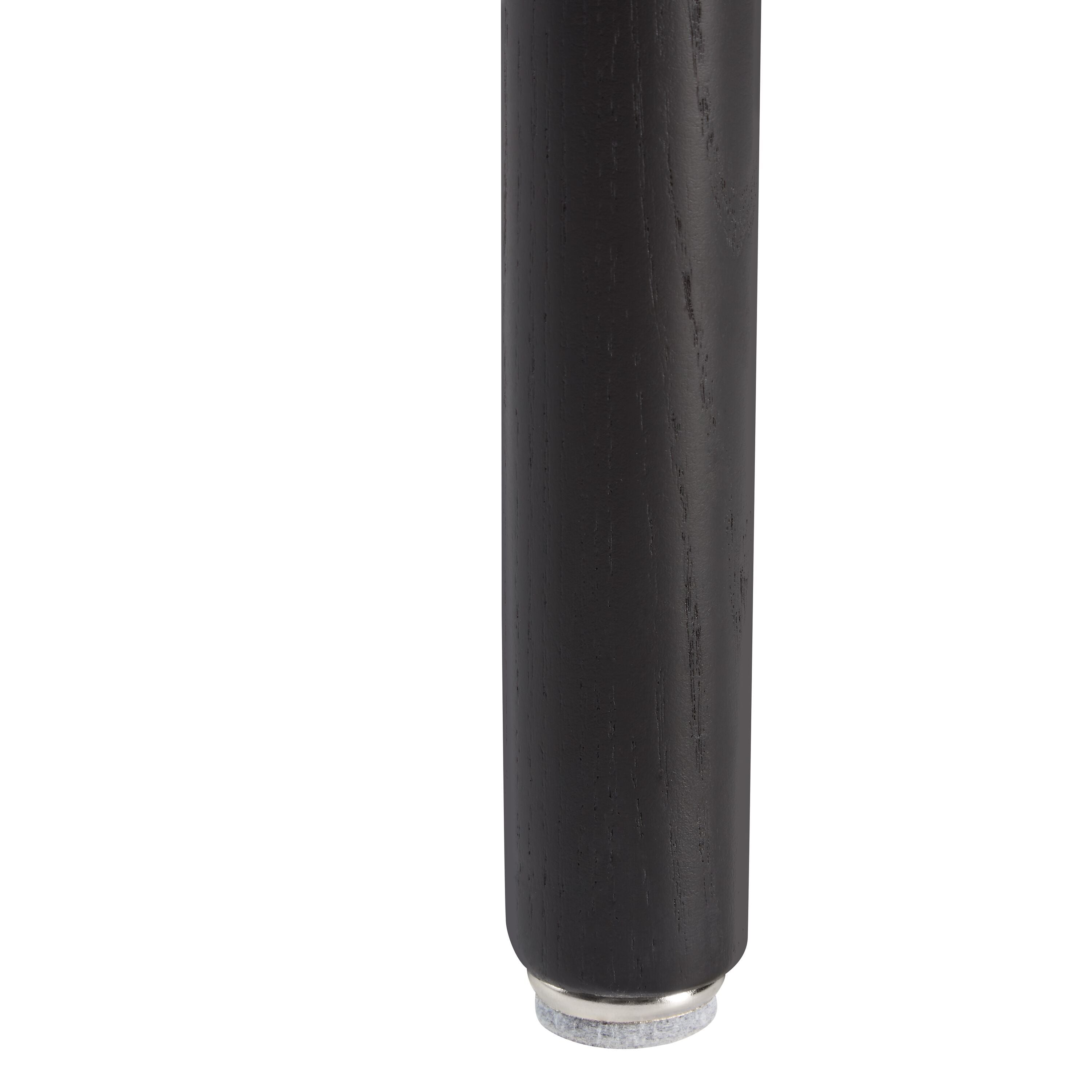 WEAVEN Stuhl - Schwarz / B: 52.0 cm x T: 50.0 cm x H: 77.0 cm
