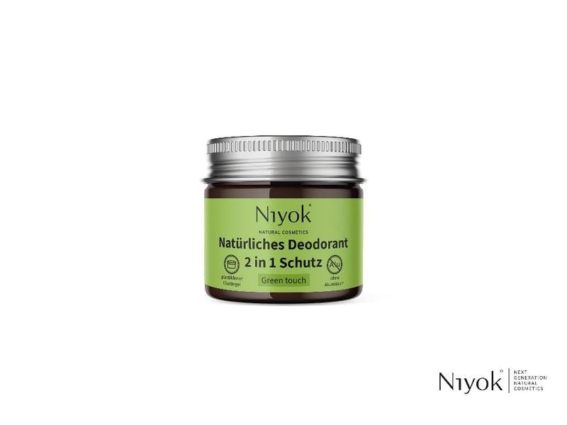 Niyok Deo Crème 2in1 Anti-Transpirant Green touch 40 ml Natürliches Deo mit Shea Butter gegen Stress
