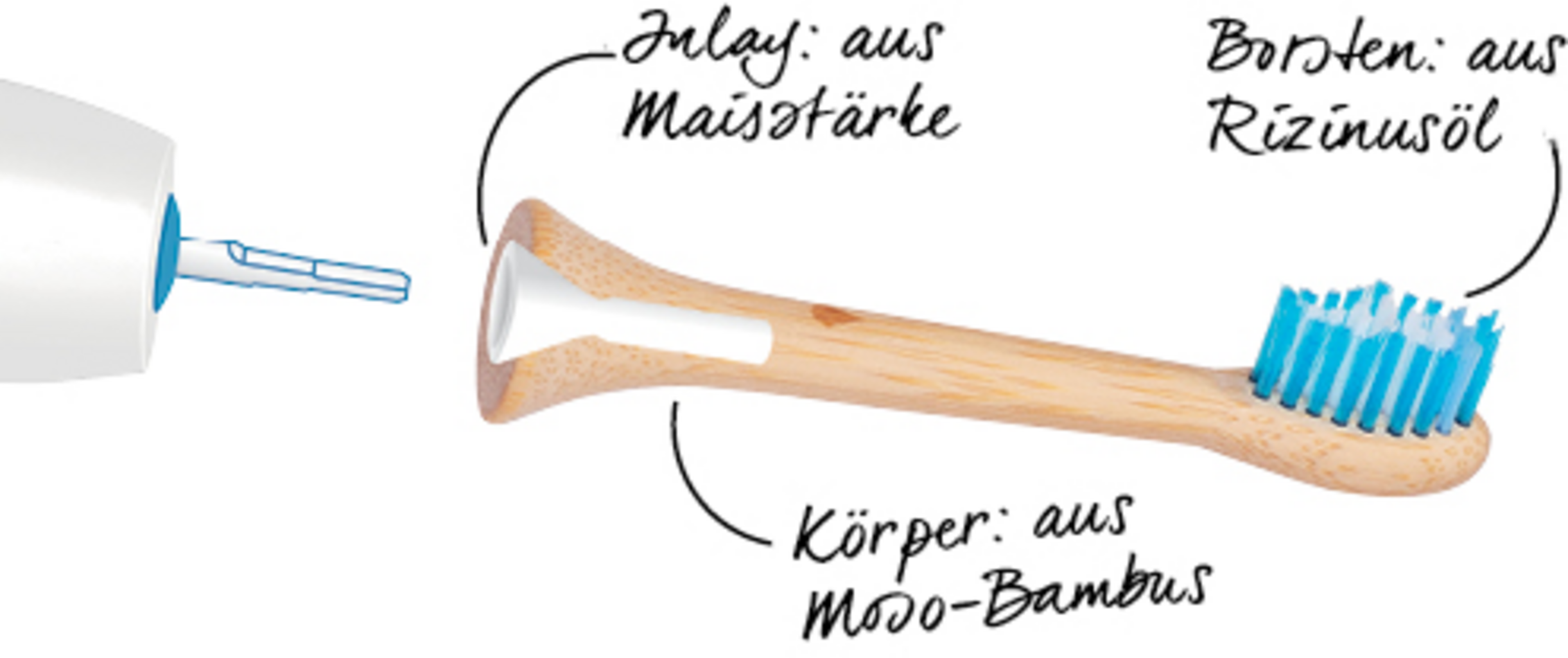 Hydrophil  Bamboo Sonic Professional Aufsteckbürsten