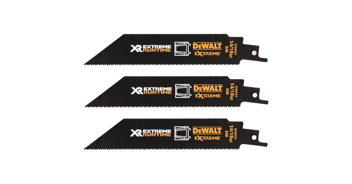DEWALTReciprozaagbladen set DT99551-QZ zaagbladenset