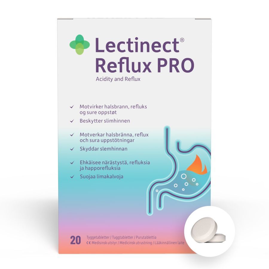 Reflux PRO Tyggetabletter