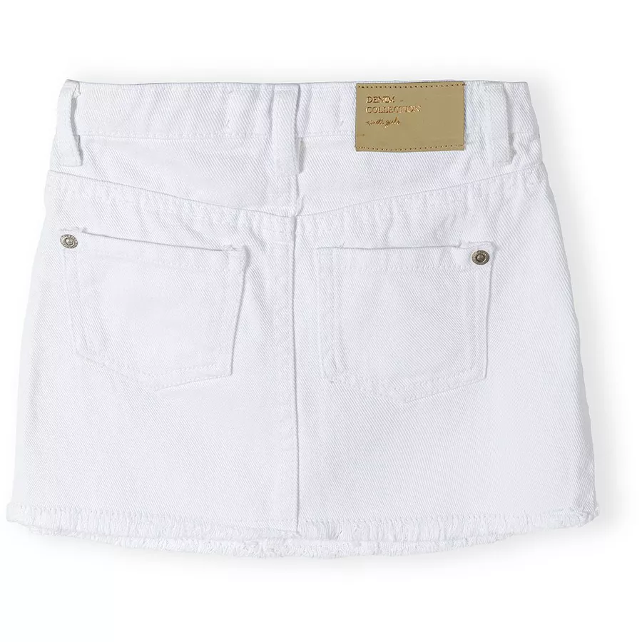 MINOTI Jeansrock Denim-Weiß