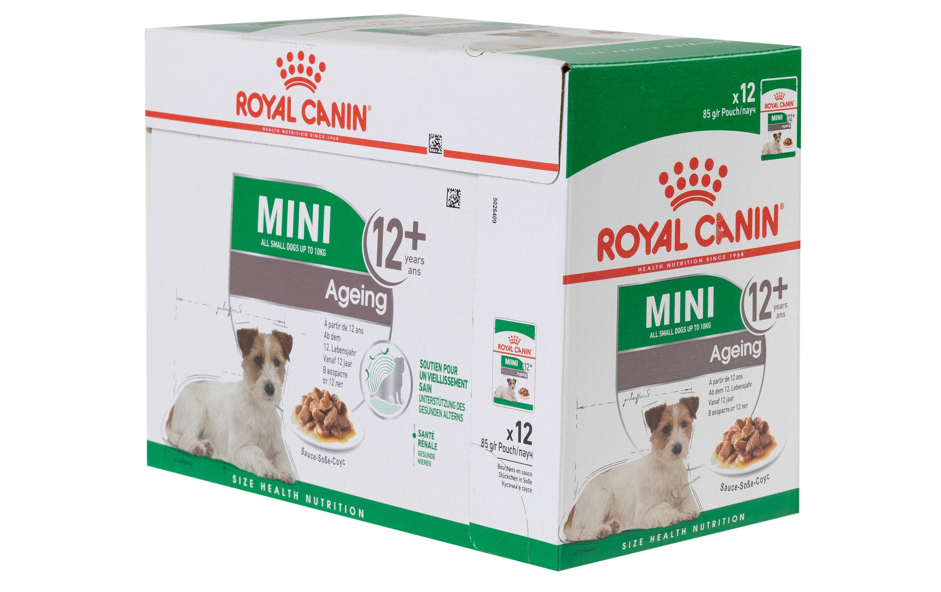 Nassfutter Health Nutrition Mini Ageing 12+ Sauce, 12 x 85 gAlleinfuttermittel für kleine ältere Hunde