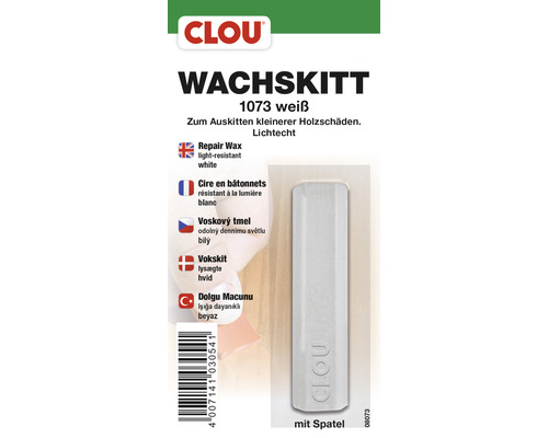 Clou wax plamuur wit