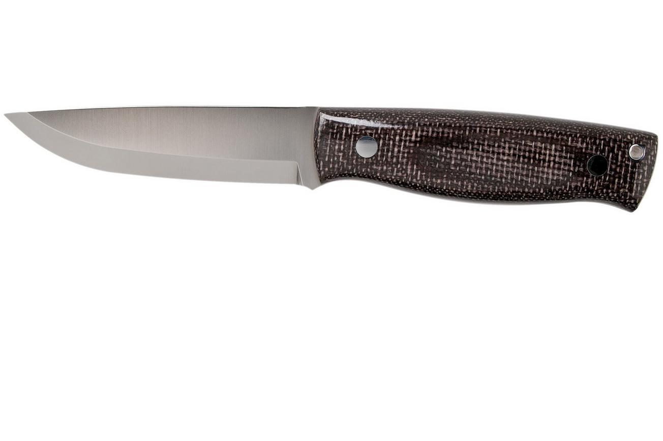 Nordic Knife Design Forester 100, N690, Bison Micarta 2021 vaststaand mes