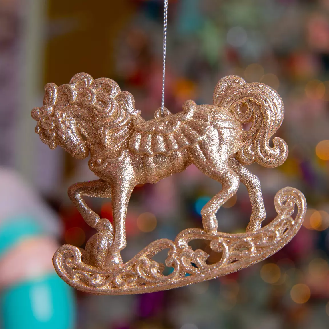 Cheval à suspendre (H9 cm) Bascule Perle