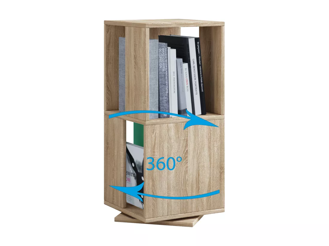 Étagère en bois Étagère de bureau pivotante Stifta L