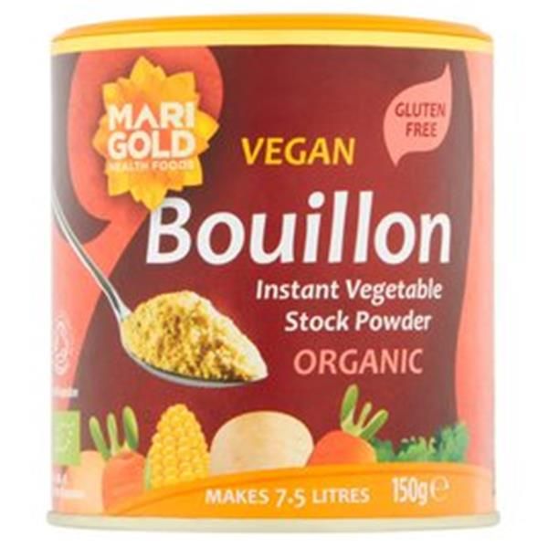 Marigold Bio Caldo Vegetais Pó Sem Glúten 150G