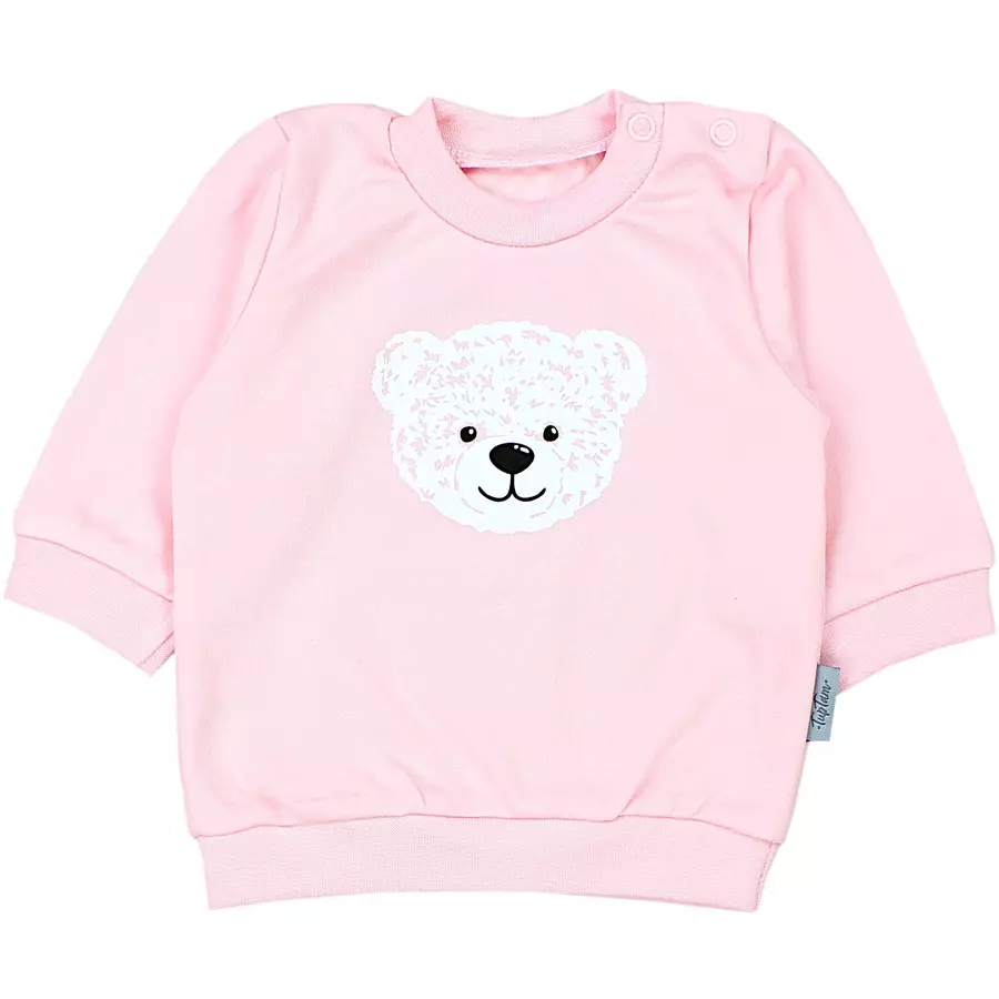 TupTam Baby Mädchen Langarmshirt Babyhose Outfit 2teilig rosaweiß