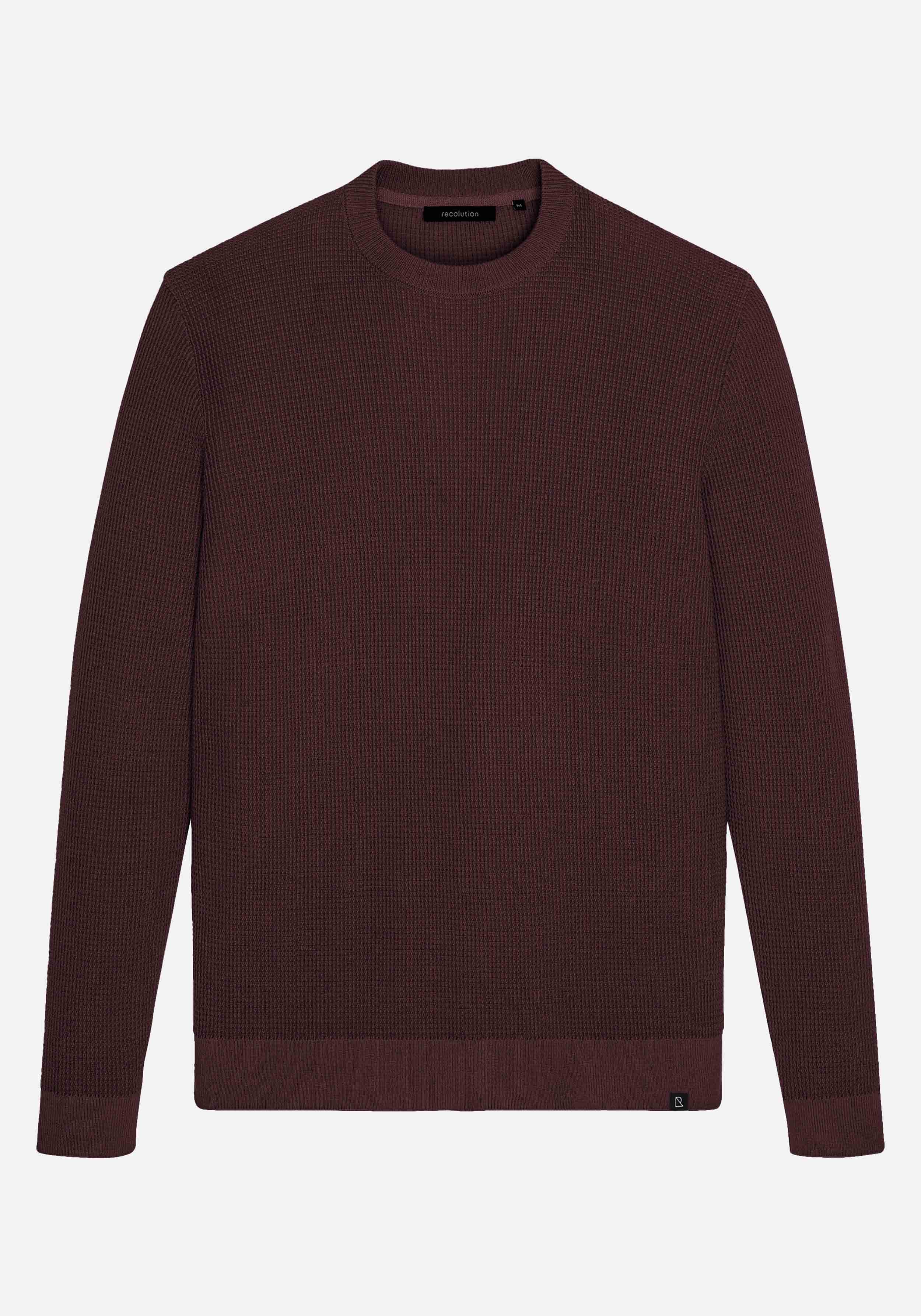 Recolution Strickpullover Lupin Dark Plum