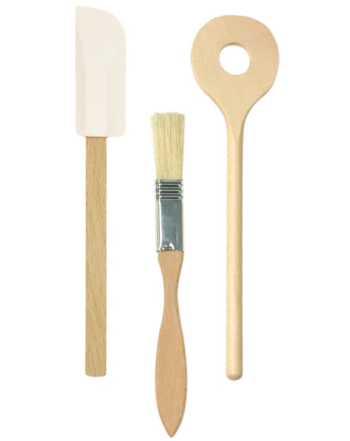 Teig-Set BACKSTUBE 3-teilig aus Holz