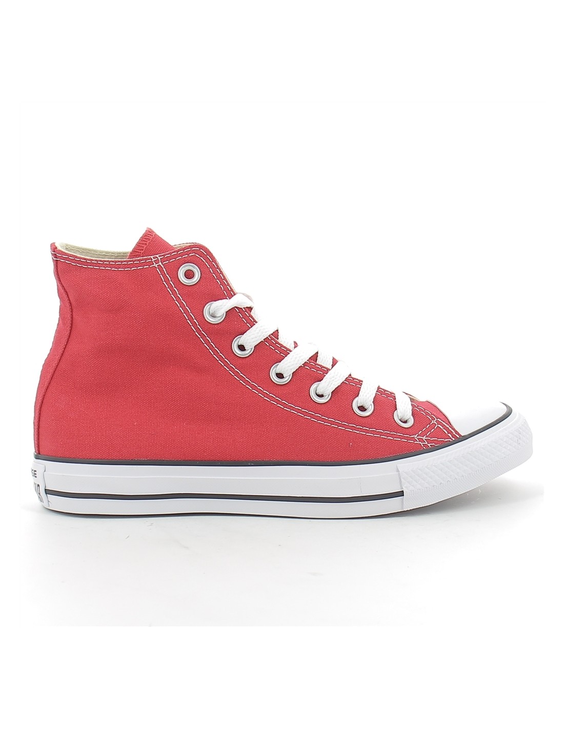 converse sneakers compensées montantes mixteall star hi rouge