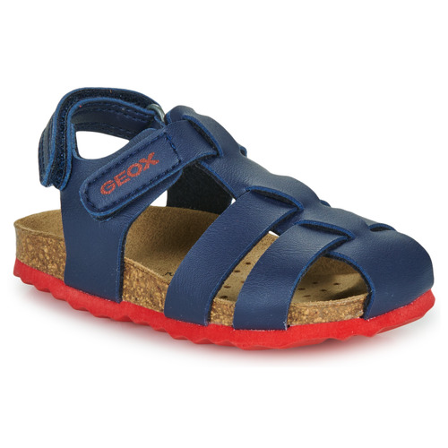 Geox - B SANDAL CHALKI BOY - Marine / Rouge