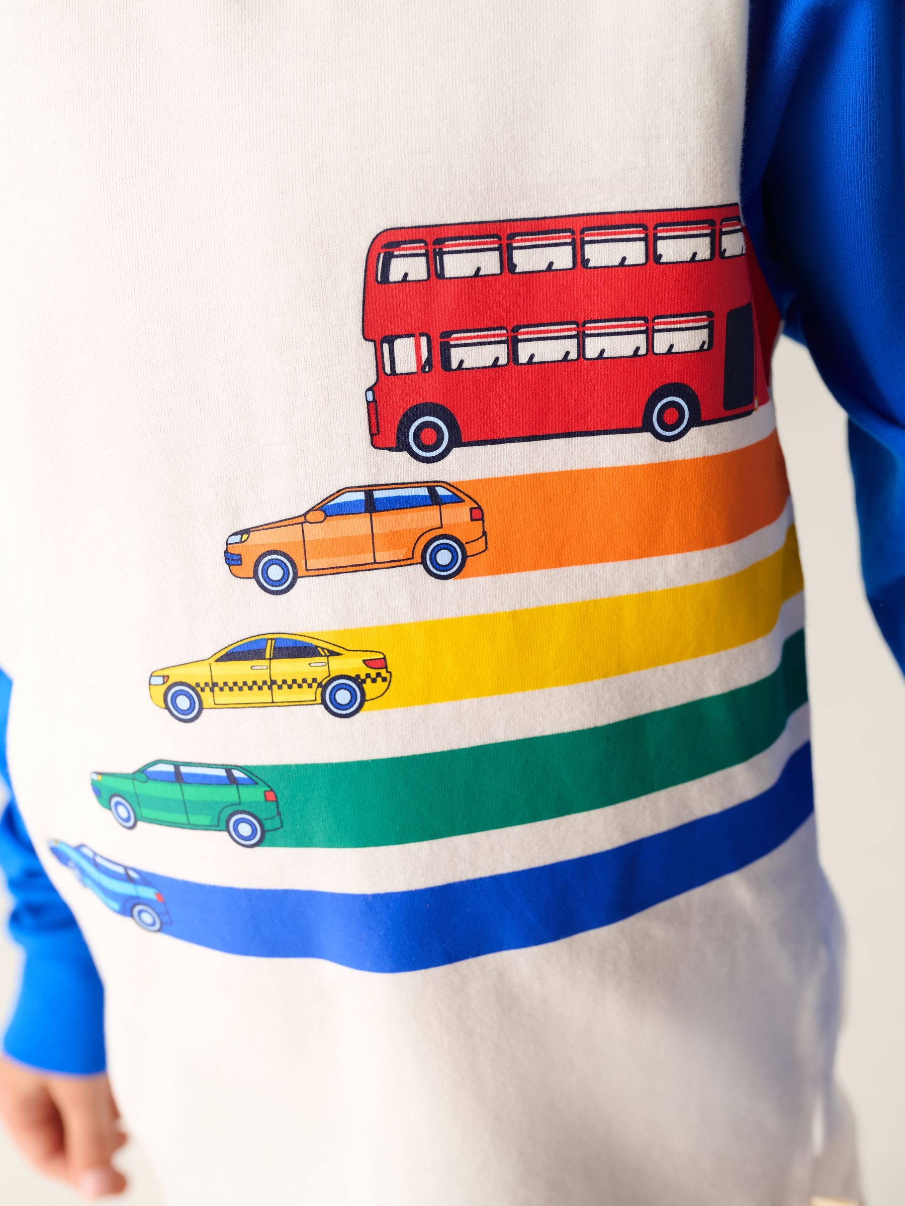 Little Bird by Jools Oliver - Raglan T-shirt met regenboog en lange mouwen
