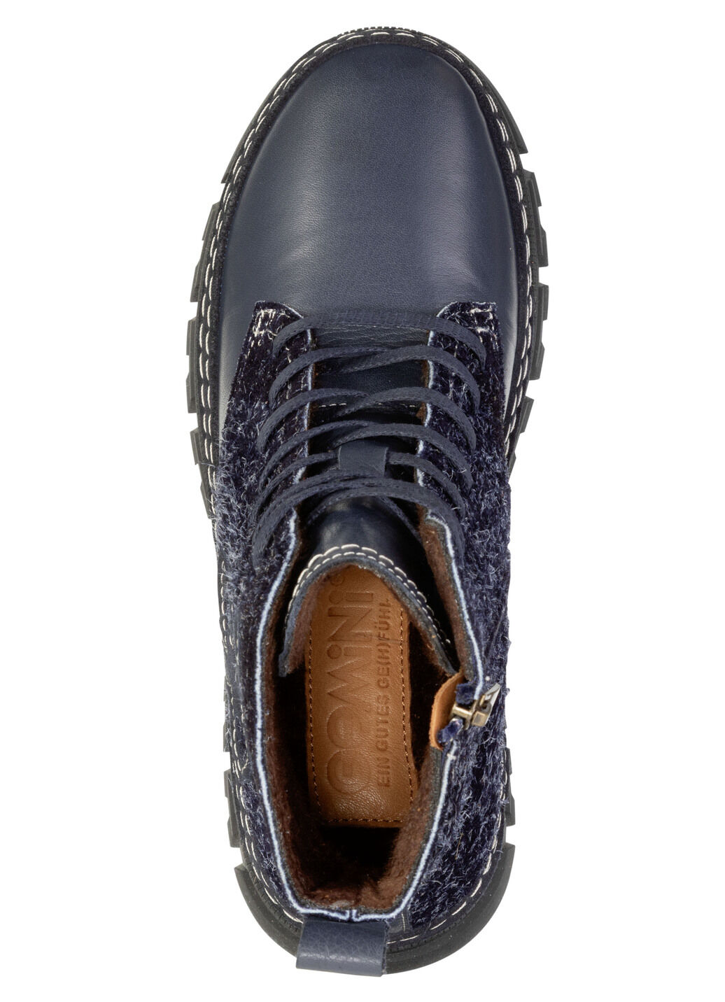 Gemini, modische Damen-Stiefeletten, Winterschuhe, Weite G, mit herausnehmbarem Fussbett