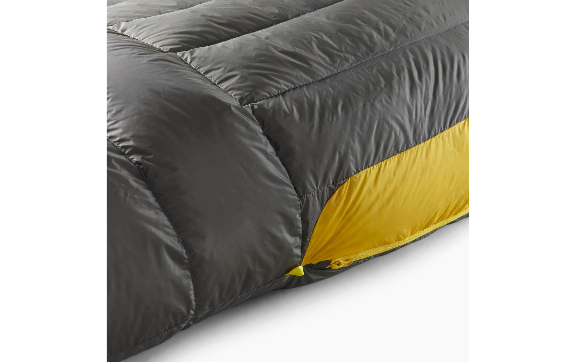 Spark -1C/30F L Polyester, Gelb/Schiefergrau<br>Mumienschlafsack