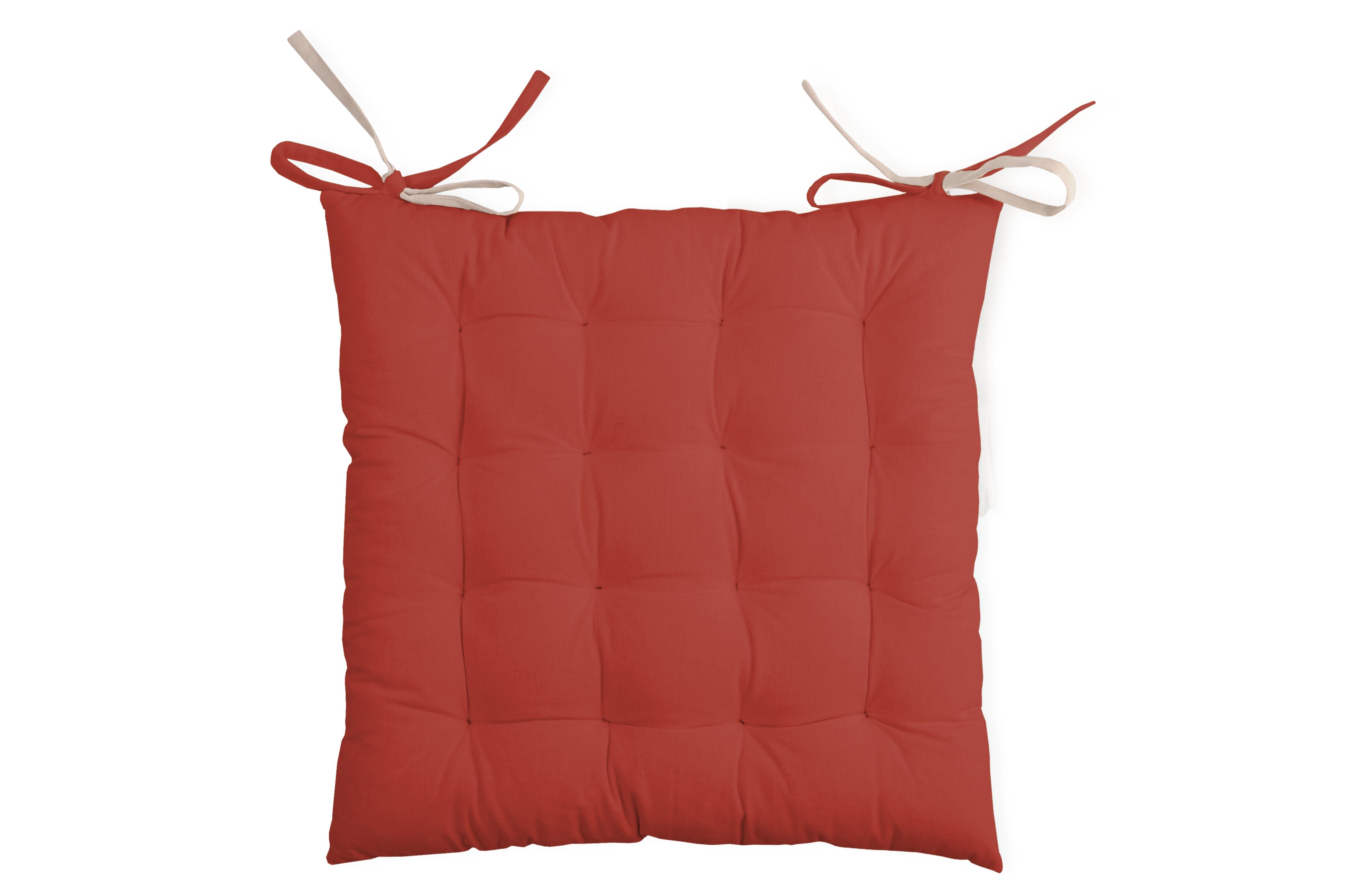 DUO GALETTE 16PTS 40X40 TERRACOTTA LIN