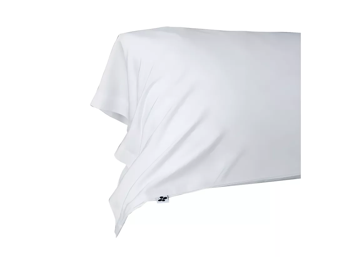DALIA - Taie de Traversin 185x85cm 100 % Viscose de Bambou Chantilly