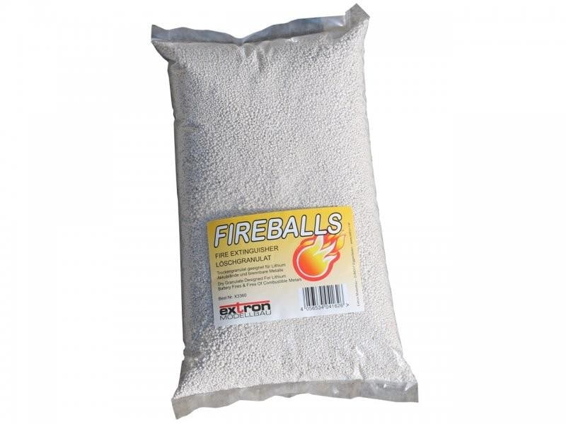OEM Feuerlöschgranulat für Lithium Akkus 5 Liter FIREBALLS Brandschutz Feuerlöschgranulat für LiPo, Li-Ion und LiFe Akkus