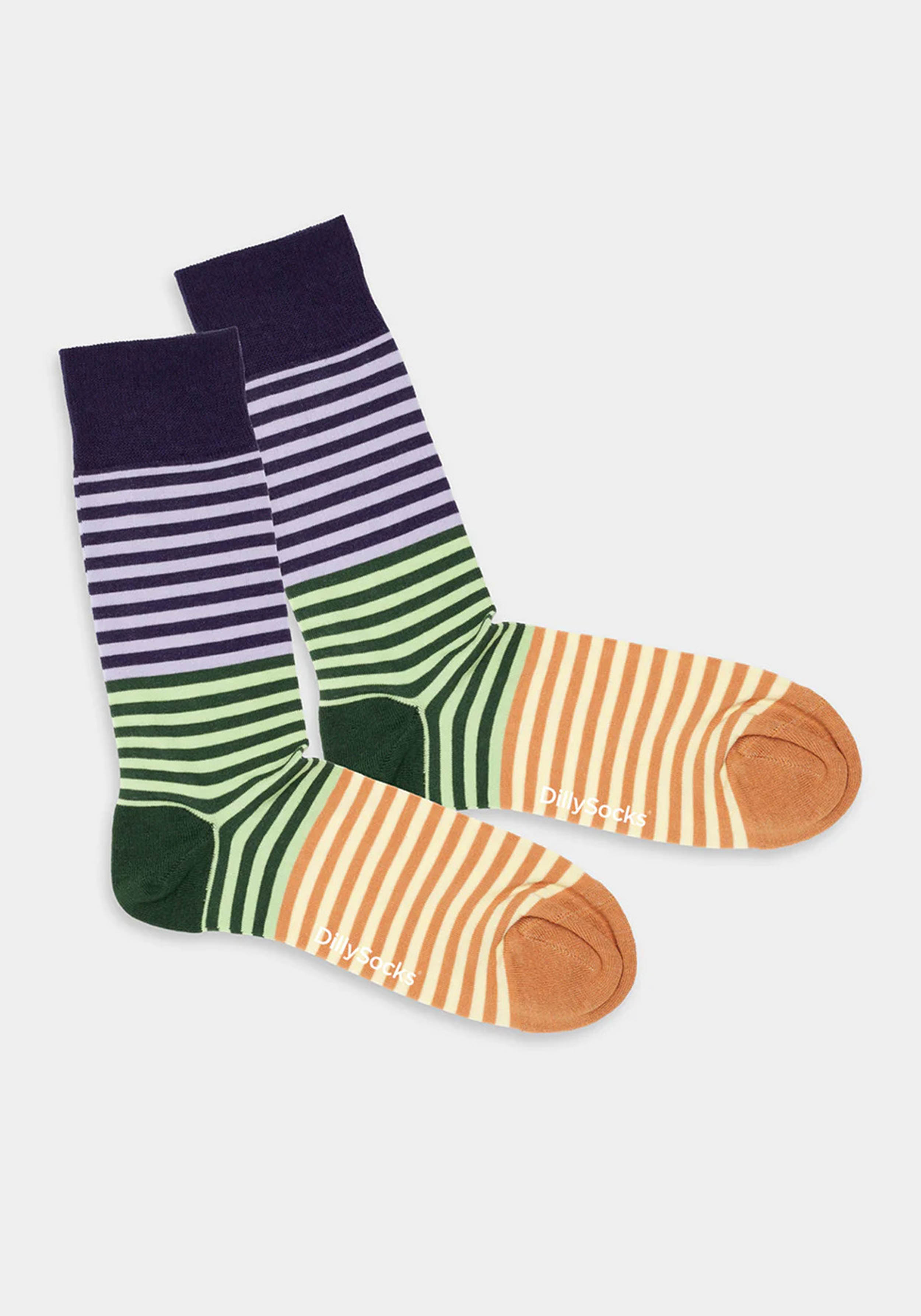 DillySocks Socken Harvest Stripes