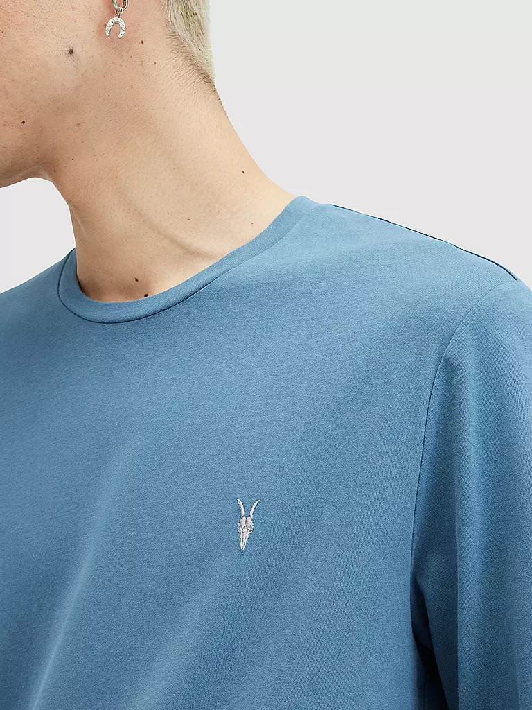 ALLSAINTS Langarmshirt BRACE blau