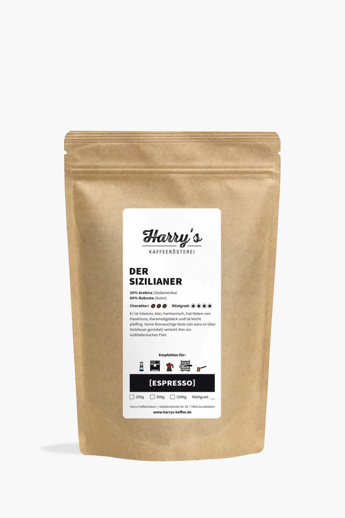 Harry's Kaffeerösterei Der Sizilianer 250g
